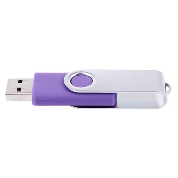 

USB 3.0 16GB Swivel Flash Memory Stick Thumb Storage Pen Drive Color:Purple