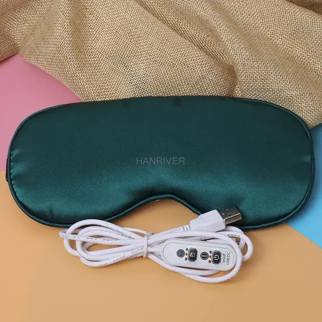 Relax and Rejuvenate with the Silk Moxa Blindfold Electric Heating Silk Eye Mask