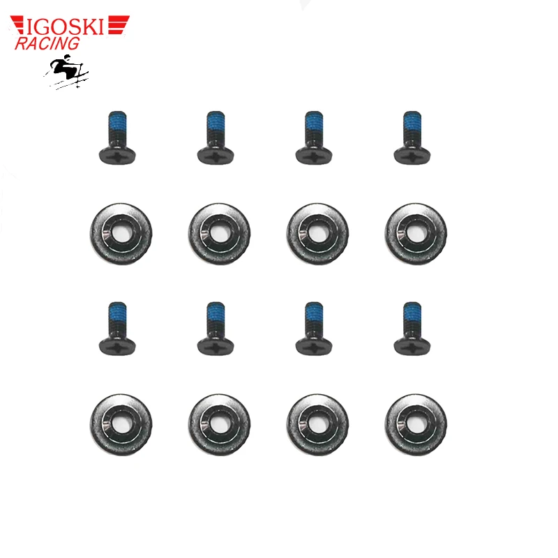 IGOSKI Black Snowboard Binding Screw Set Fits Most Of Bindings Ski