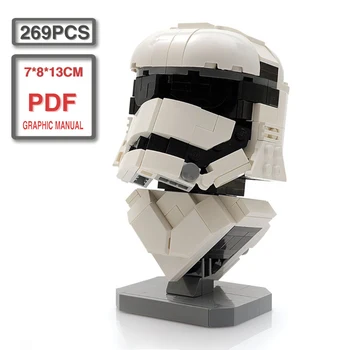 

2020 Custom Order Stormtrooper Bust Star Wars Destroyer Model Building Blocks Educational Children Educational Bricks Toy