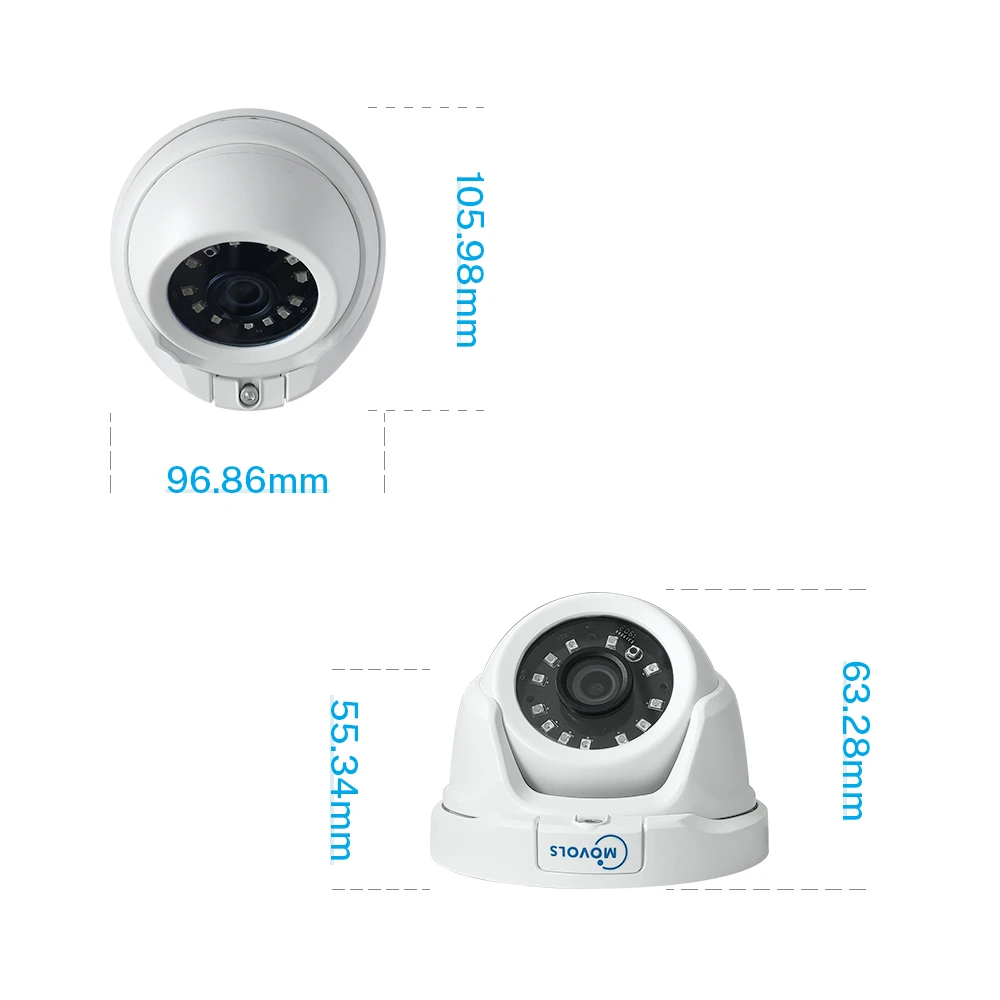  MOVOLS 2MP CCTV Kit 8CH DVR 8PCS Night Vision Dome Security Camera System Home Outdoor Waterproof P - 4.00009E+12