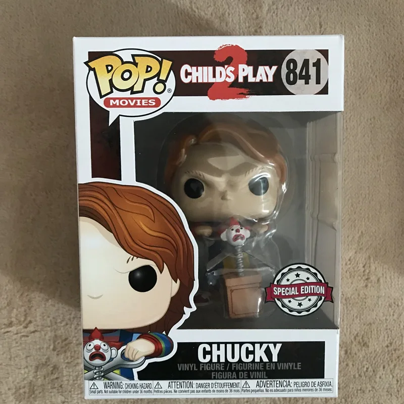 Эксклюзивный Funko pop официальный ужас Чаки (с Бадди и ножницами) Виниловая фигурка