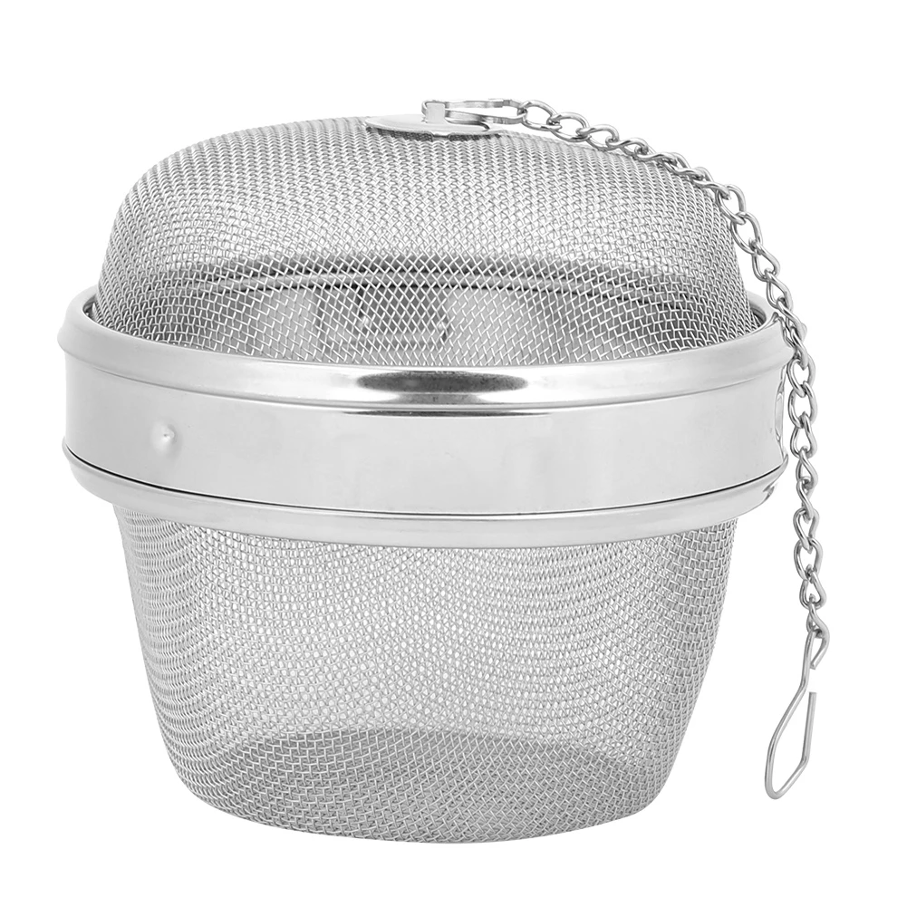 Stainless Steel Mesh Tea Filter Infuser Strainer Locking Spice Ball Cooking Tool