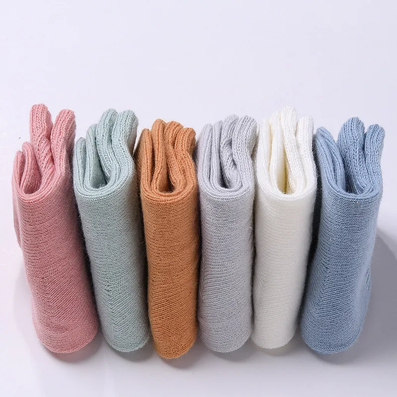Baby Socks 6Pairs/set Newborn Baby Socks Cotton For Autumn Winter