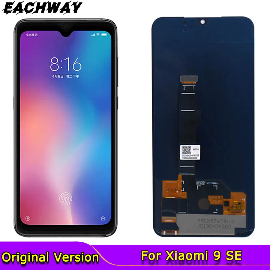 ЖК дисплей Oled для Xiaomi Mi9 SE сенсорный экран с дигитайзером в сборе запасные части Mi