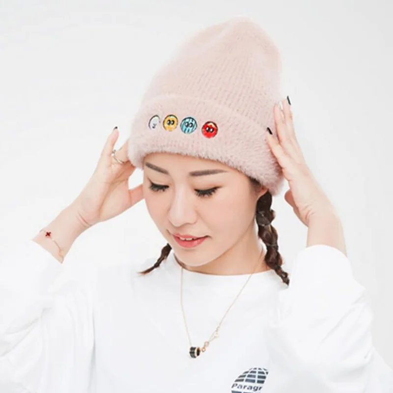 hip hop Warm beanies female Skull Caps 