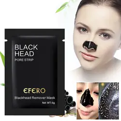 EFERO Новый 1 шт. черная маска полоски для носа удаления угрей для ухода за лицом черная маска для очищения пор Очищающая маска