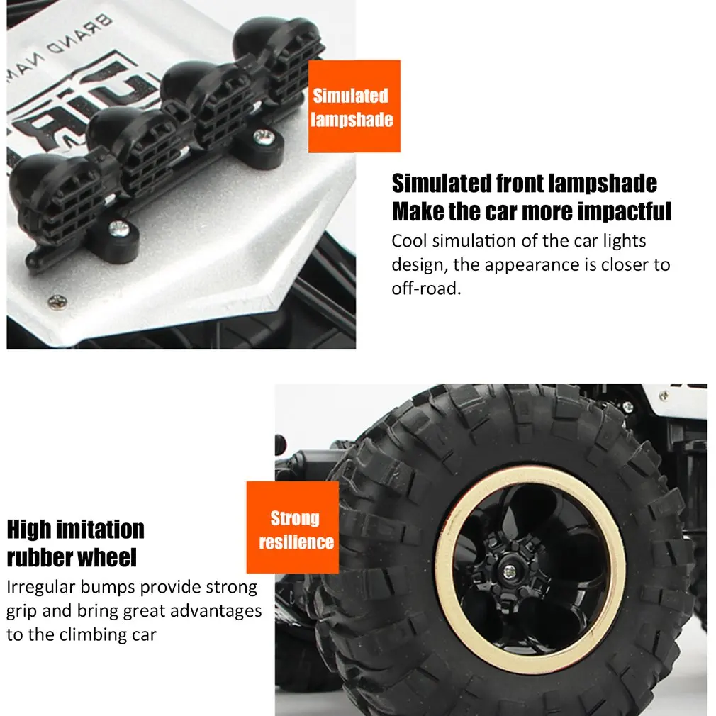 37cm Remote Control High Speed Vehicle 2.4Ghz Electric RC Toys Monster Truck Buggy Off-Road Toys Kids Suprise Gifts