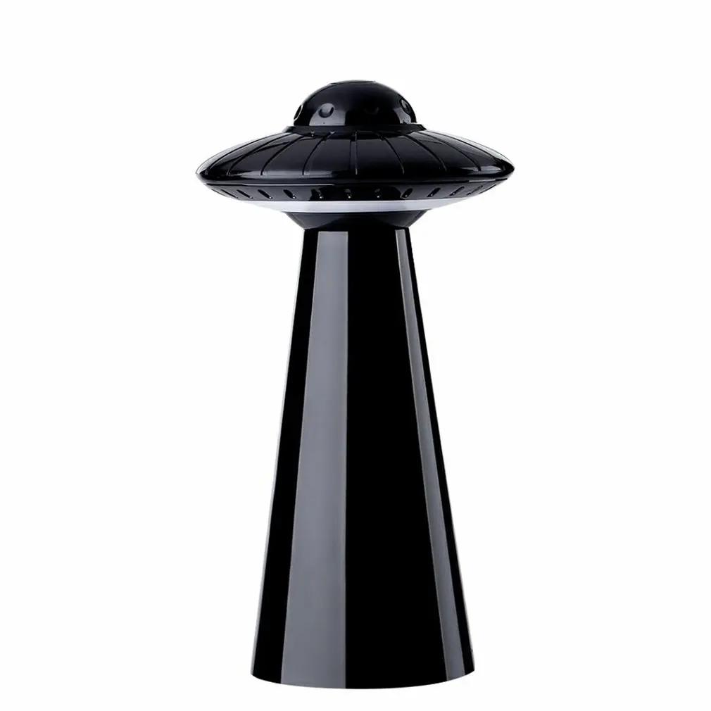 

Motion Sensor Night Light UFO Bedside Lamp Bedroom Table Lamp USB Rechargeable Reading Desk Lamp Knob Dimming Nightlights