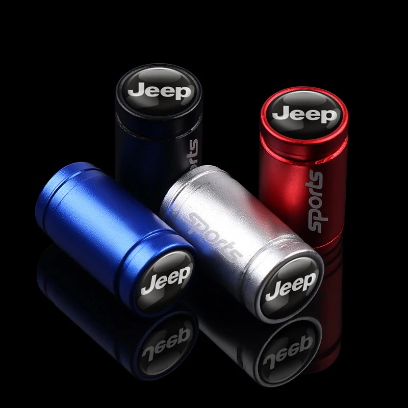 Новые 4 шт. Автомобильные Колесные шины крышки клапанов для Jeep Renegade Wrangler JK Rubicon Cherokee Патриот Трейл ястреб аксессуары для компаса