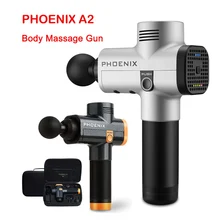 Феникс А2 массажный пистолет Профессиональный Массажный пистолет оборудование для расслабления тела обезболивающее устройство мощный массажный пистолет для взрослых