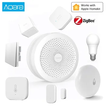 

Aqara Smart Home kits Gateway 3 Hub Camera Wall Switch Zigbee Wireless Switch Human motion Humidity Water Door Sensors HomeKit