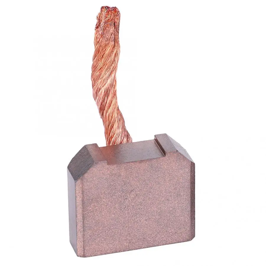 10Pcs J458 8x25x21mm 저소음 전기 모터 카본 브러쉬 교체 키트 FT-128 자동차 스타터 모터 용 전동 공구 액세서리
