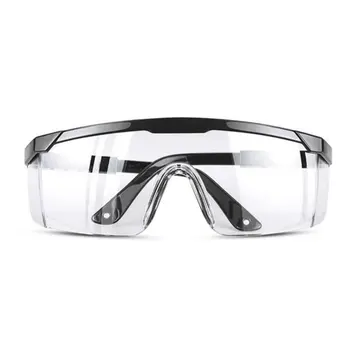 

Protective Anti-Fog Glasses Isolation Breathable Anti-Spit Goggles Fully Clear Vision Safety Anti-Splash Temples Stretchable