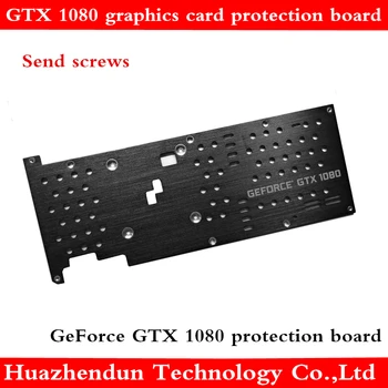 

New GeForce GTX 1080 GTX1080 graphics card full cover graphics card water cooling block back panel rear panel Free shipping