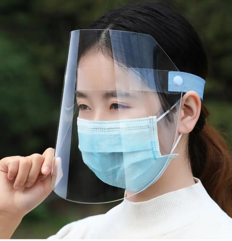 Full Face Protect Anti saliva Anti Foam Covering Dust-proof Safety Shield Tool Clear Face Mask Protect Eye Safety 2