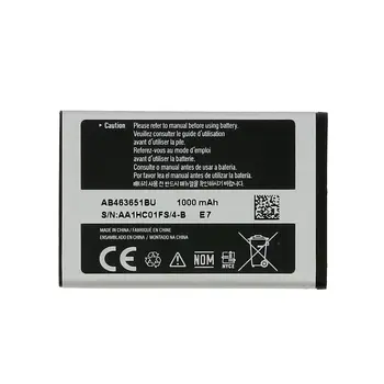 

Dinto 1PC 960mAh AB463651BC AB463651BU Replacement Phone Battery for Samsung J808E W559 F408 F339 S3650C j808 F278 S7220 S359
