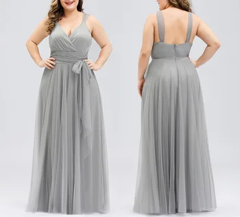 

Plus size Robe De Soiree Evening party Dresses Long A-Line V-Neck Short Sleeve lace applique Formal Dresses Women Elegant Gowns
