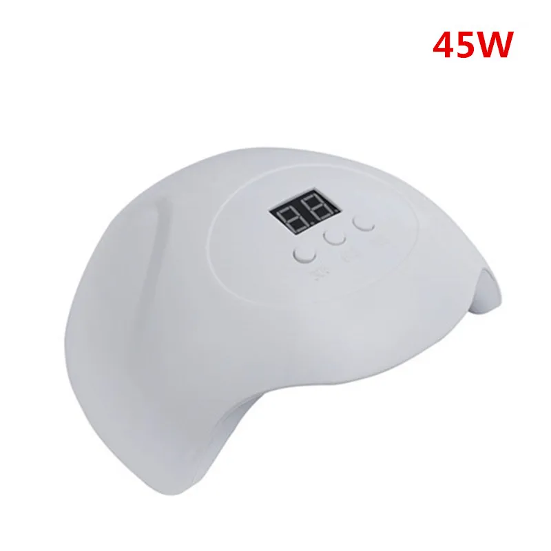 Сушилка для ногтей 36 W УФ светодиодный ногтевые лампы 60 s/120 s Smart установка времени 12 Светодиодный s машинка для дизайна ногтей для лечения всех гели Лаки разъем USB - Цвет: Серый
