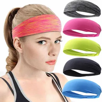 

Elastic Yoga Headband Sport Sweatband Women/Men Running Fitness Headband Hair Band Turban Outdoor Yoga Gym Sweatband Sport Banda