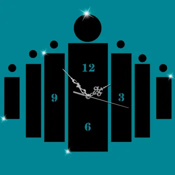 

Amazon Explosion qiang zhong Personality Creative Fashion Acrylic Square Wall Clock