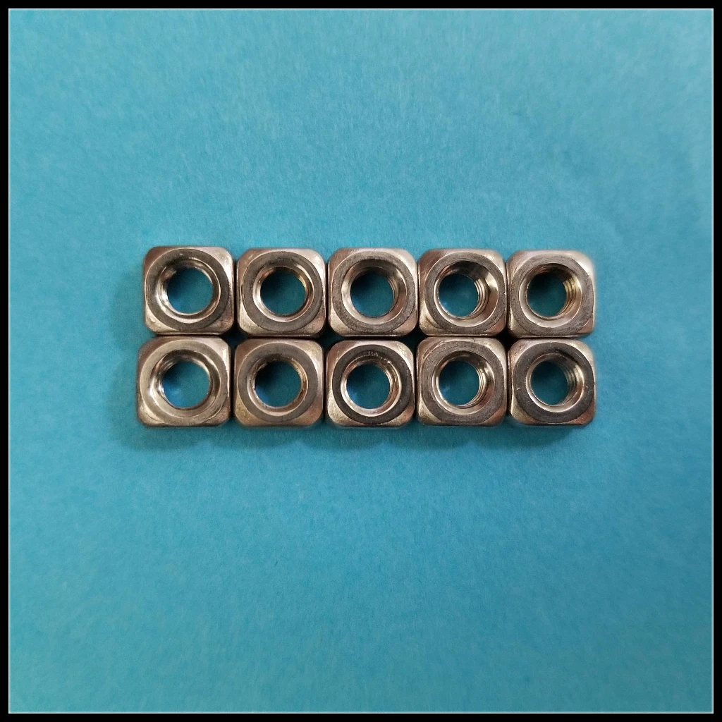 

10pcs/lot M4 Square Nuts J570Y Stainless Steel Material Side 6.8mm*6.8mm Home Decoration Use Drop Shipping