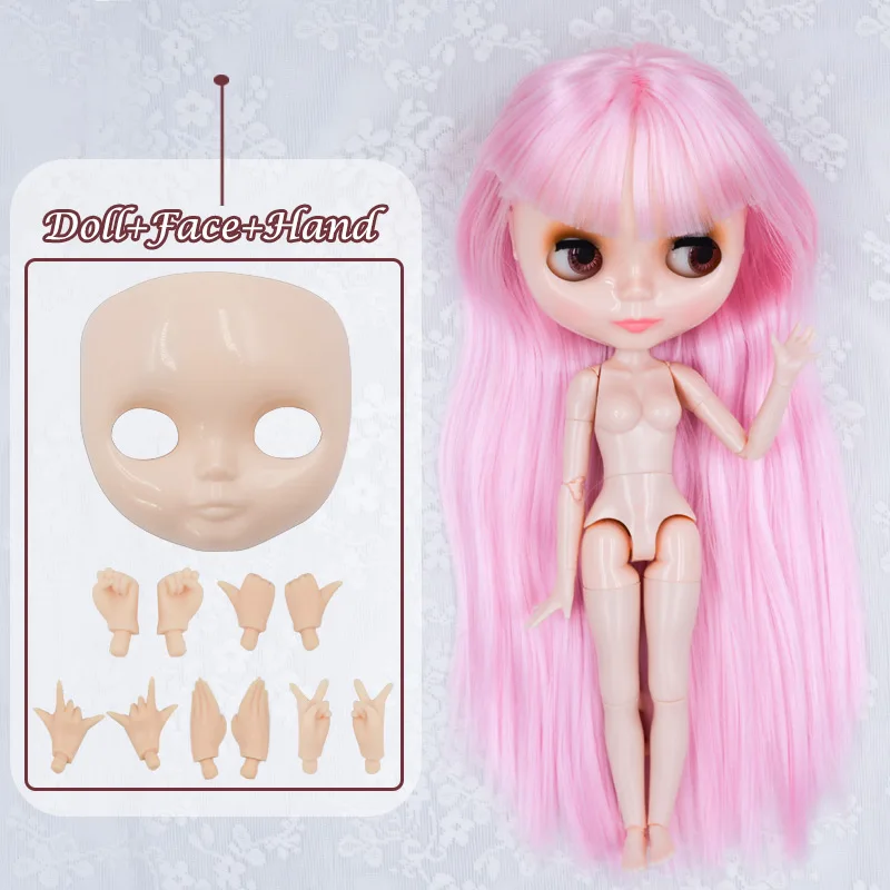 Blyth BJD кукла, Blyth кукольные телесного цвета Индивидуальные куклы может быть изменен макияж и платье от DIY, 12 дюймов мяч шарнирные 6 - Цвет: FHNBL03