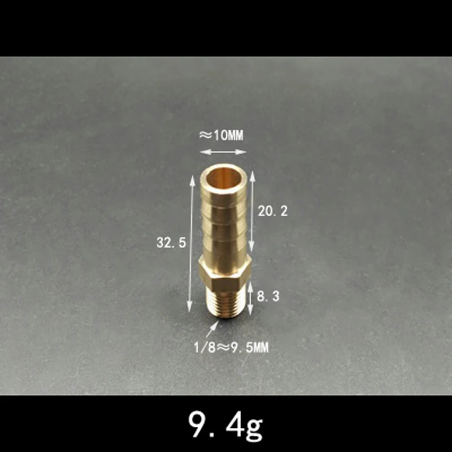 Уплотненный DN6 1/8 "BSP Мужской x 10 мм шланг колючий хвост Латунная муфта соединение трубы фитинг вода газ|hose barb|pipe fittingsbrass hose barb | АлиЭкспресс