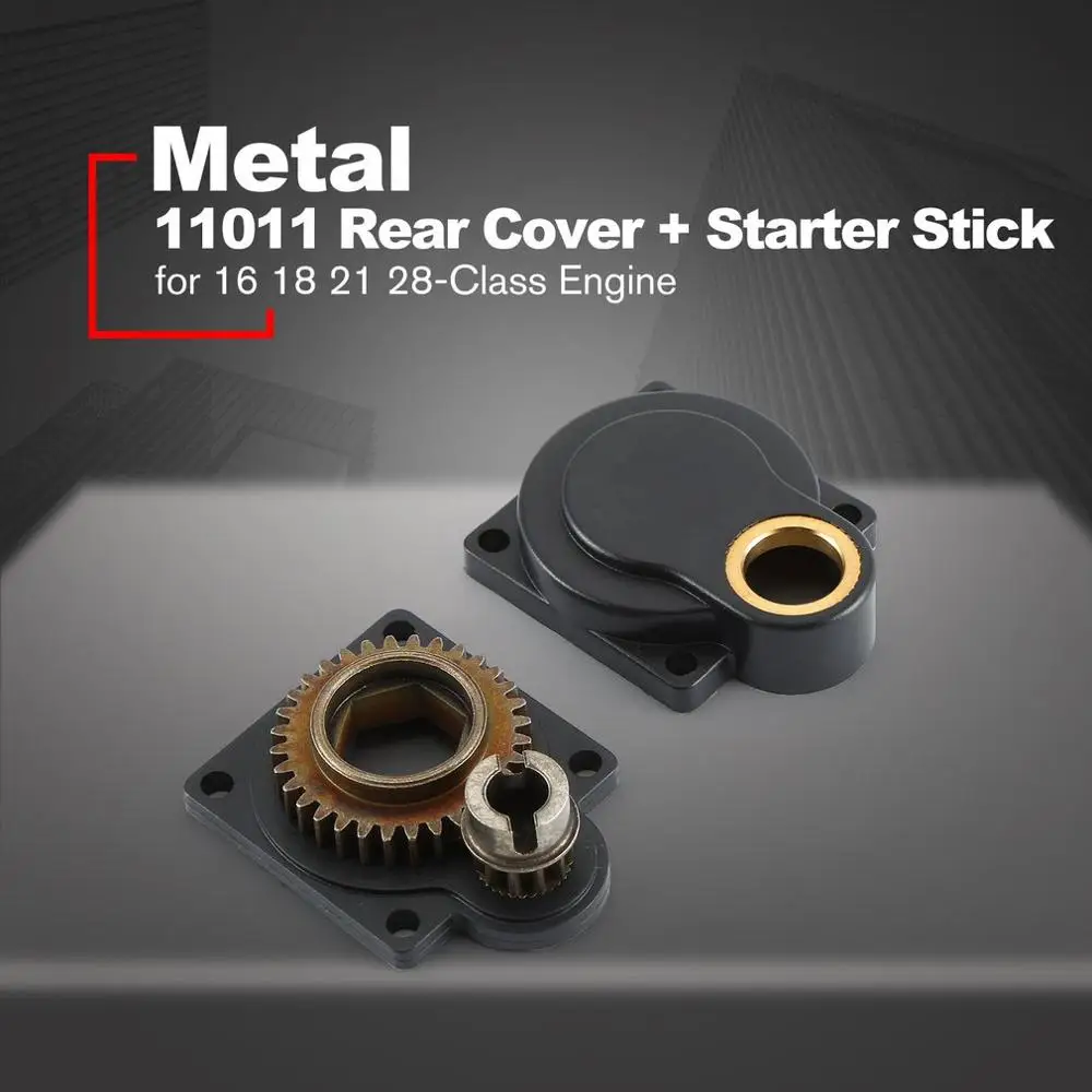 

11011 Rear Cover + Starter Stick for HSP 1:10 Remote Control Oil Car RC car Starter Rear Cover for 16 18 21 28-Class Engine