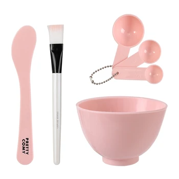 

Mask Bowl Set Measuring Spoon Mixing Bowl Mask Brush Mask Stick Spatula Kit Skin Care Tool Makeup Tool Kits