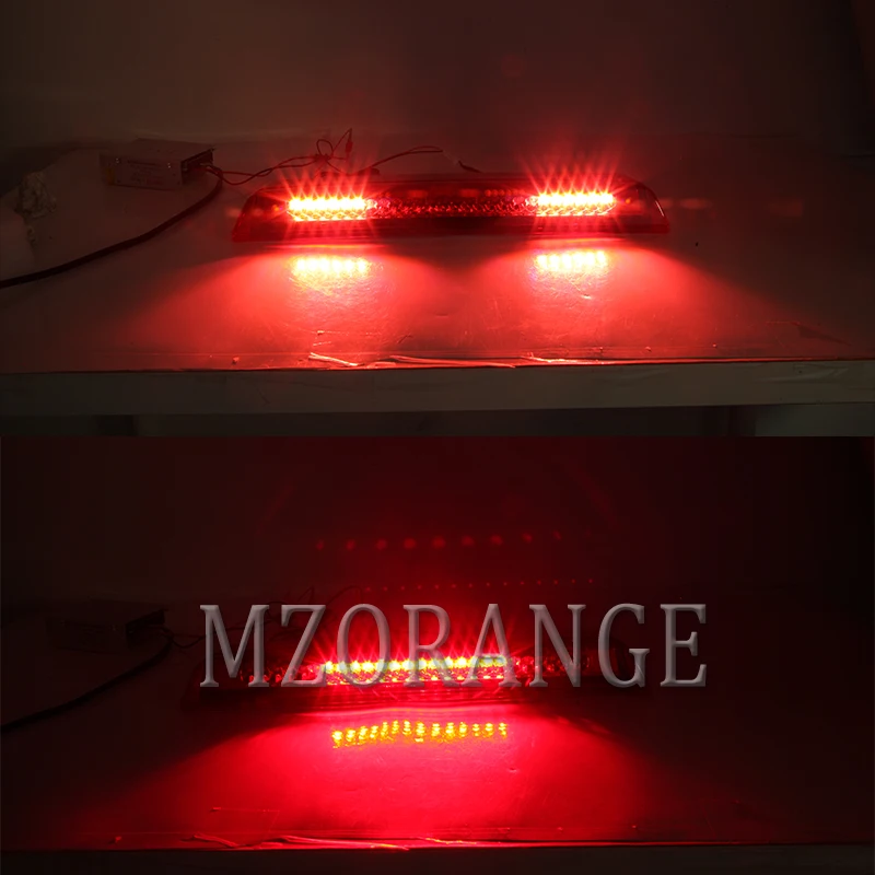 Автомобильный светодиодный светильник MZORANGE 3rd с высоким креплением для Nissan Titan 2004- для Nissan Frontier 2005-, красная лампа с высоким тормозом