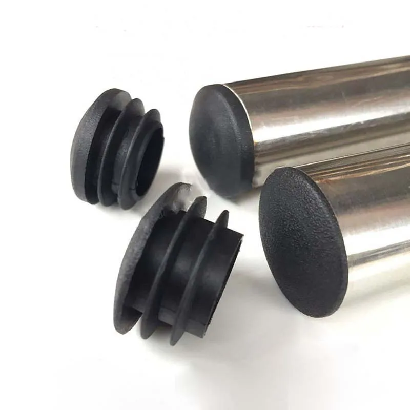 2/4/10PCS Round Plastic Black Blanking End Cap Caps Tube Pipe Inserts Plug Bung Diameter 12mm 14 16 19 20 22 25 28 30 32 -100mm