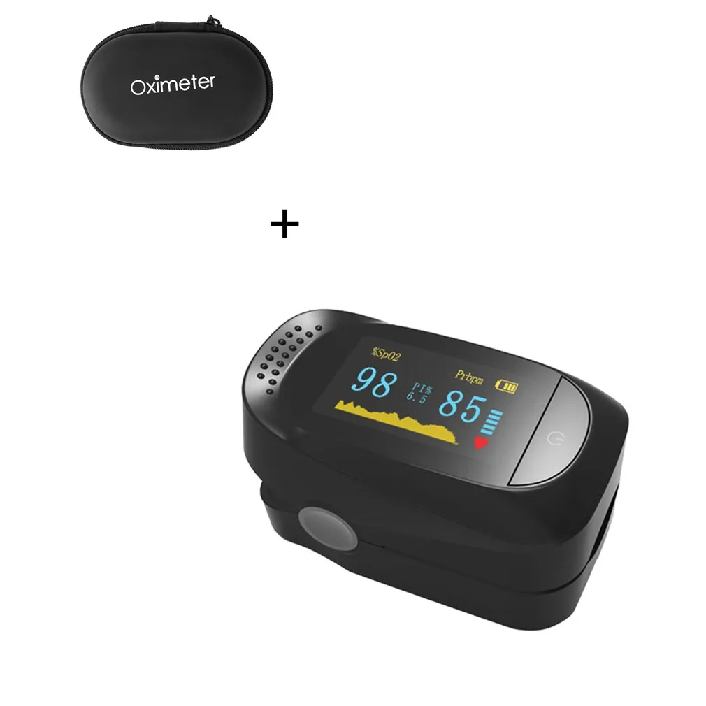Fingertip Pulse Oximeter Mini Finger Clip Blood Oxygen Saturation Monitor OLED Heart Rate Health Care SpO2 |