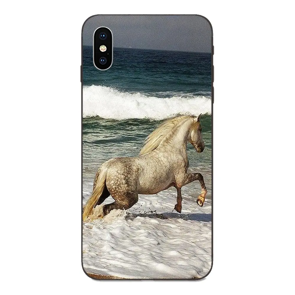 Для Galaxy A3 A5 A6 A6s A7 A8 A9 A10 A20E A30 A40 A50 A60 A70 A80 A90 плюс Специальное предложение Роскошные лошадей бег на пляж - Цвет: as picture
