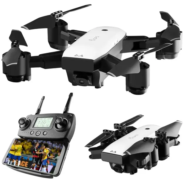 $US $52.74 SMRC S20 Foldable 6-axis FPV Drone RC Quadcopter With GPS 360 Flips Wide Angle Camera 1080P Altitud