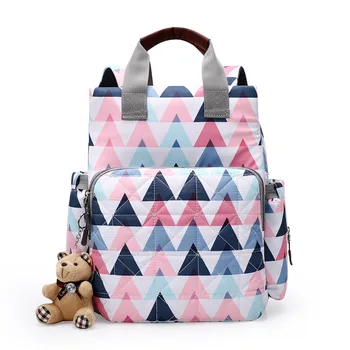 

Fashionable Color Mommy Bag Large Bag Multi-s Bag Multi-function Mother and Child Go Out Double Shoulder Bag