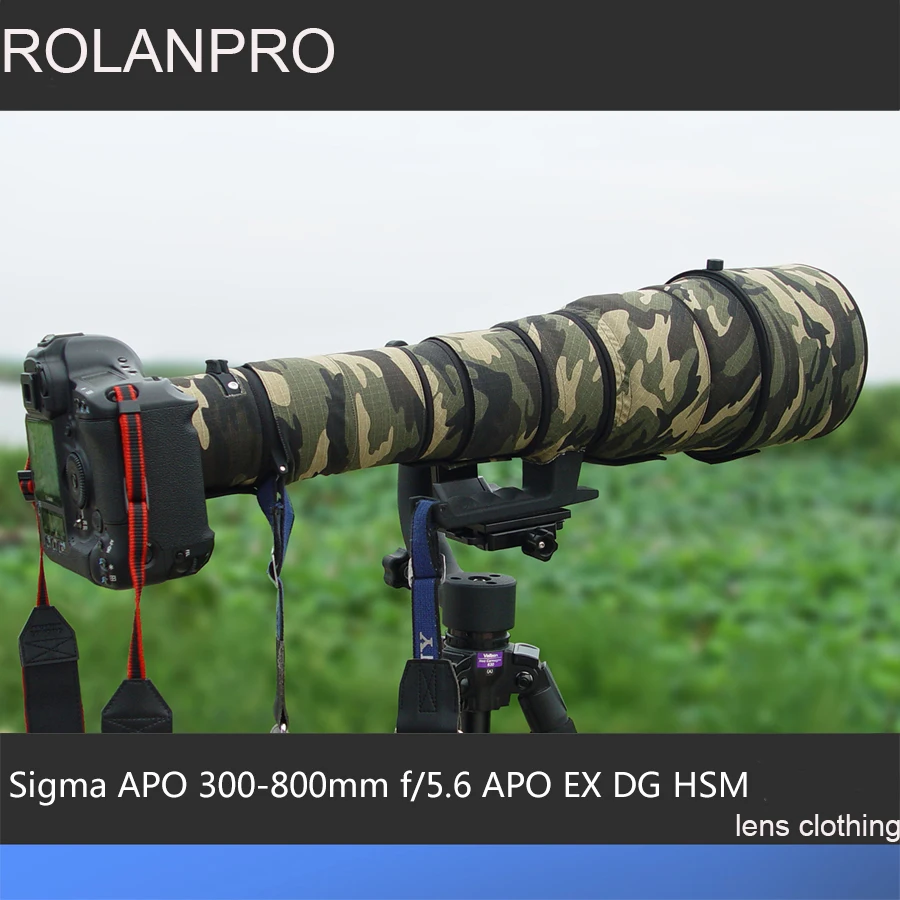 ROLANPRO Camouflage Lens Coat For Sigma 300-600mm F4 DG OS Sports