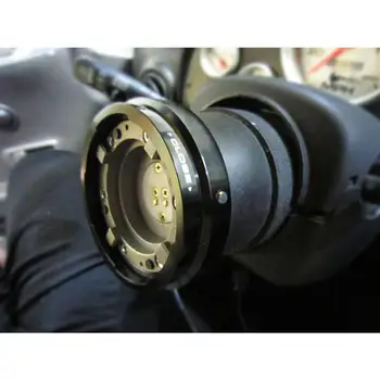 

Quick Release Splined Hub Adapter Kit Snap Off Racing Titanium Steering Wheel