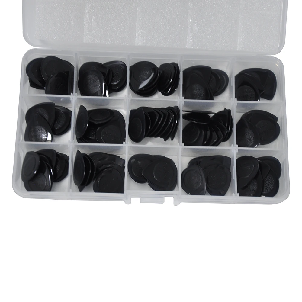 100Pcs Alice 23x20mm Heavy 1mm Teardrop Waterdrop Stubby Small Guitar Picks Plectrums For Electric Guitar Bass