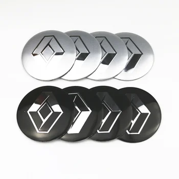 

4Pcs Wheel Center Hub Cap Stickers 56.5mm emblems For Renault Megane 2 3 Duster Logan Clio Laguna 2 Captur Car Styling