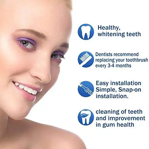 Generic Sensitive Clean Replacement Brush Heads for Oral-B 500/600/1000/2000/2500/3000/7000/8000/9600/8000 Electric Toothbrushes 6