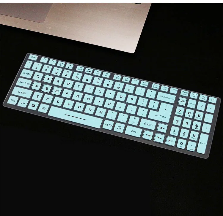 Силиконовая для ноутбука клавиатура для ноутбука защитная кожа для acer Predator Helios 300() 15,6 дюймов - Цвет: Sky blue