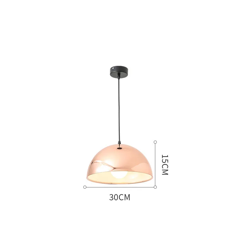 Зеркальная розовая Золотая Подвесная лампа креативный современный потолочный подвесной светильник металлический подвесной светильник для столовой - Цвет корпуса: e