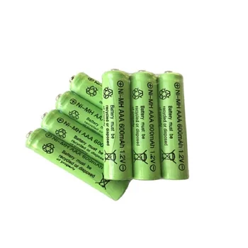

3pcs/lot AAA 600mAh 1.2 V Quanlity Rechargeable Battery AAA NI-MH 1.2V Rechargeable 3A Battery Baterias Bateria AAA 3*Aa battery