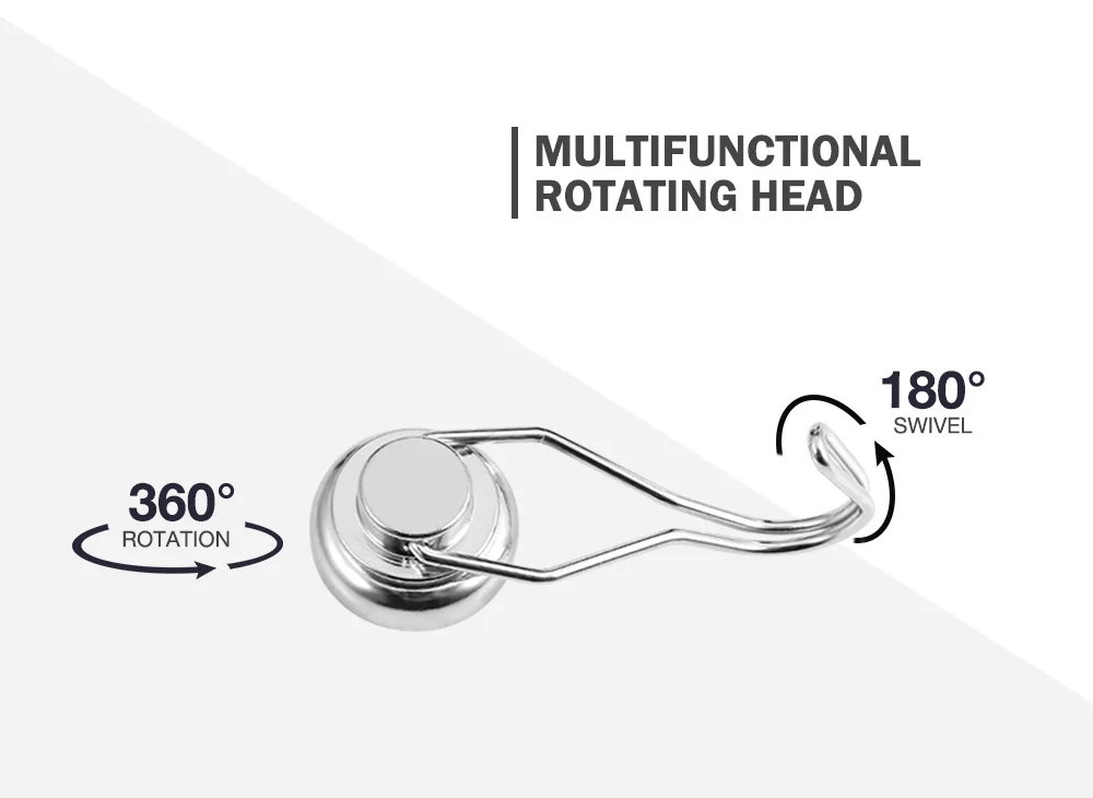 8 шт. поворотные мощные магнитные крючки для очень высоких нагрузок Неодимовые Магнитные Крючки для подвешивания