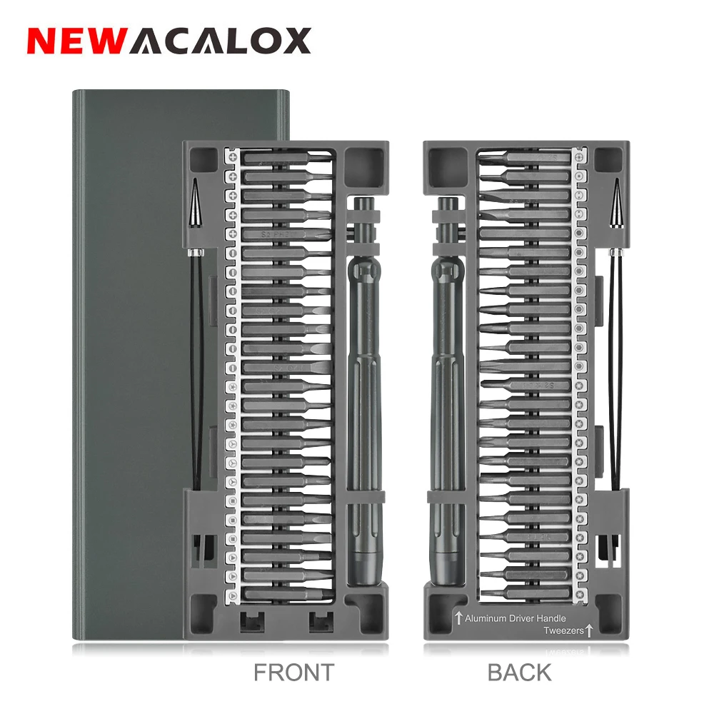Набор прецизионных магнитных отверток NEWACALOX 50 шт. набор инструментов для ремонта