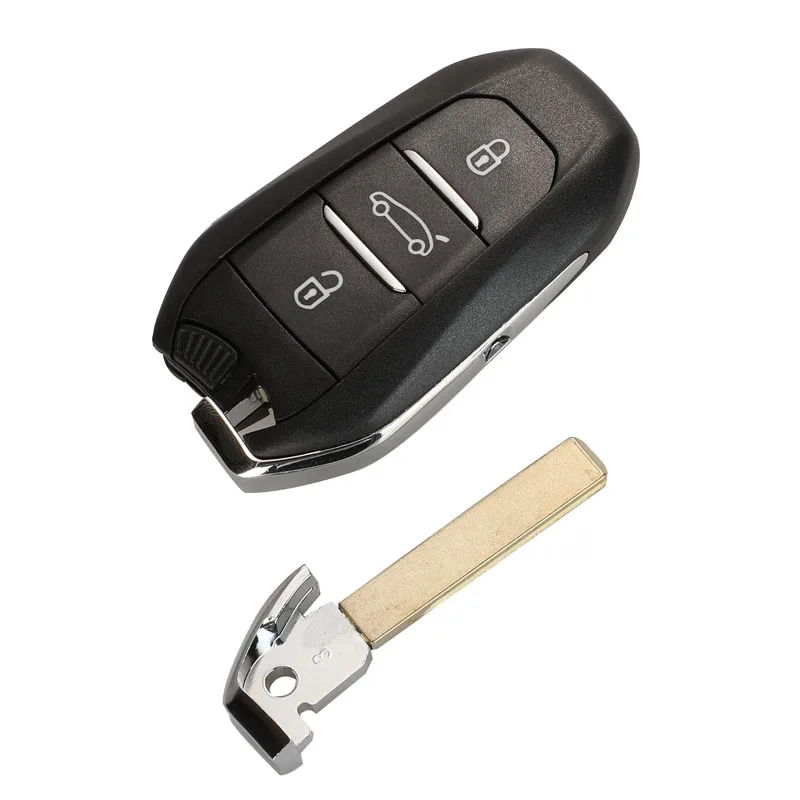 Jingyuqin дистанционный 3b автомобильный брелок для peugeot 308 508 для Citroen C4 DS4 DS5 пустой чехол