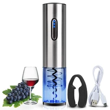 Электрическая Открывалка Для Бутылок Вина USB перезаряжаемая автоматическая легко снимаемая крышка штопора домашние аксессуары для кухонного бара