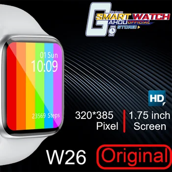 

Smart Watch for men W26 smart watch 2020 iwo w26 for women for IOS Android Huawei OPPO watch fit PK GTS GT 2 HW12 X6 T500 fk88