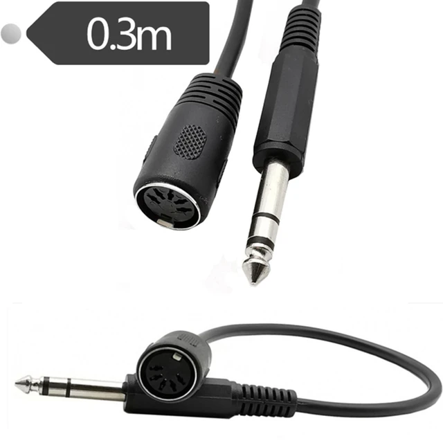 Adaptateur métallique 3.5mm stéréo fiche vers 6.35mm (1/4 pouce) stéréo jack,  plaqué or - Monoprice®